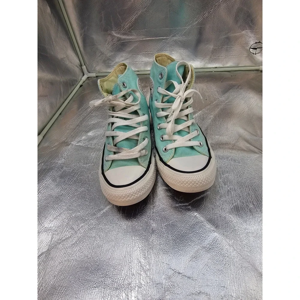 Converse Chuck Taylor All Star High Top Mint Green Sneakers Men's 5 Women's 7 - Picture 2 of 8